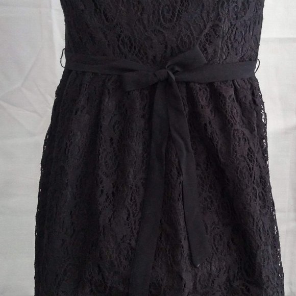 Wednesday Adams-style Black Lace Dress with Collar (NWOT) - Kensie (S) ❧ - Picture 7 of 9